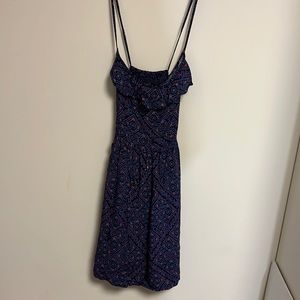 NWOT Boho Retro Patterned Geometric Spring and Summer Razor Back Dress